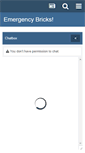 Mobile Screenshot of emergencybricks.com